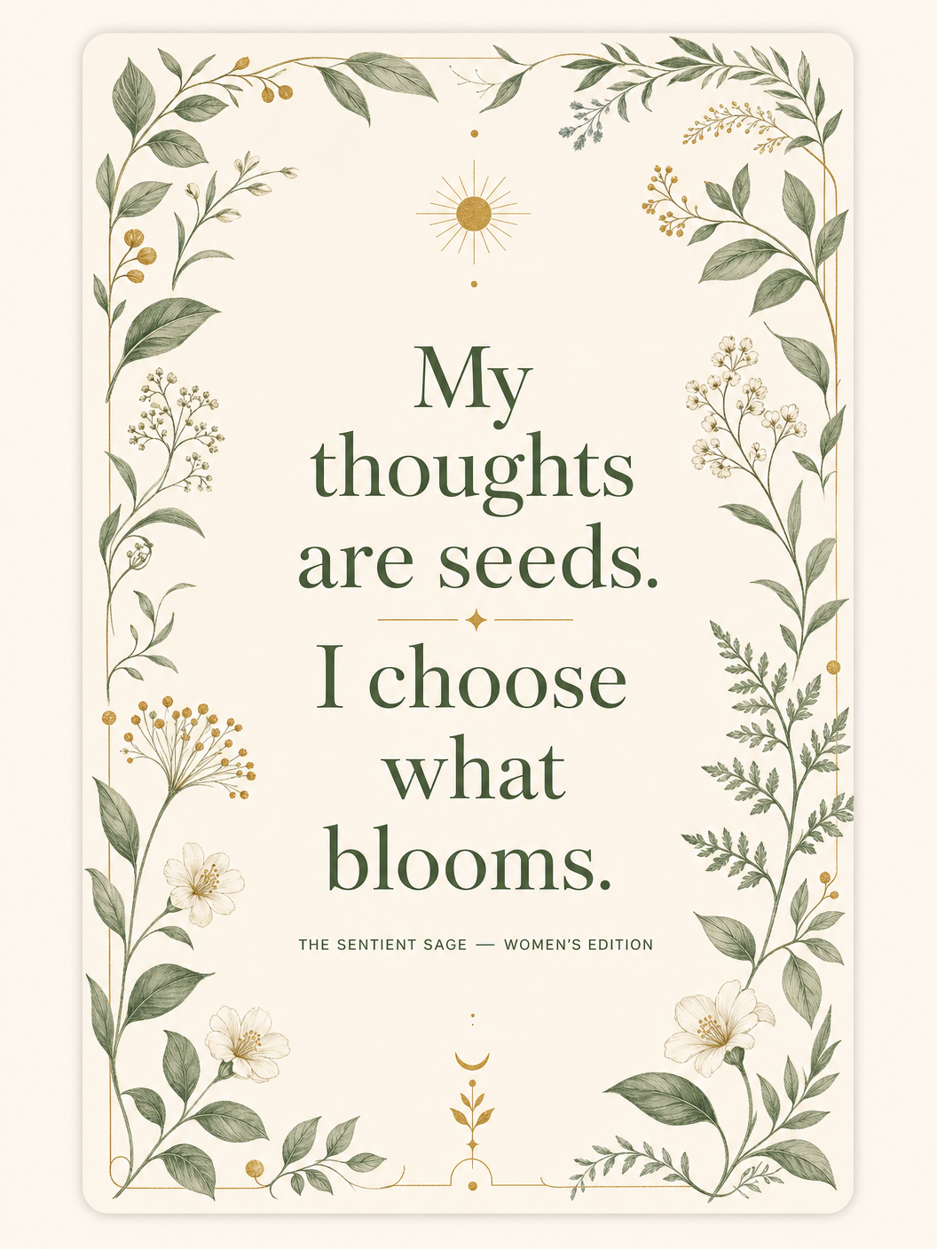 Women's Affirmation Cards